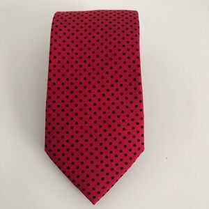 Vineyard Vines Red and Navy Polka Dot Tie